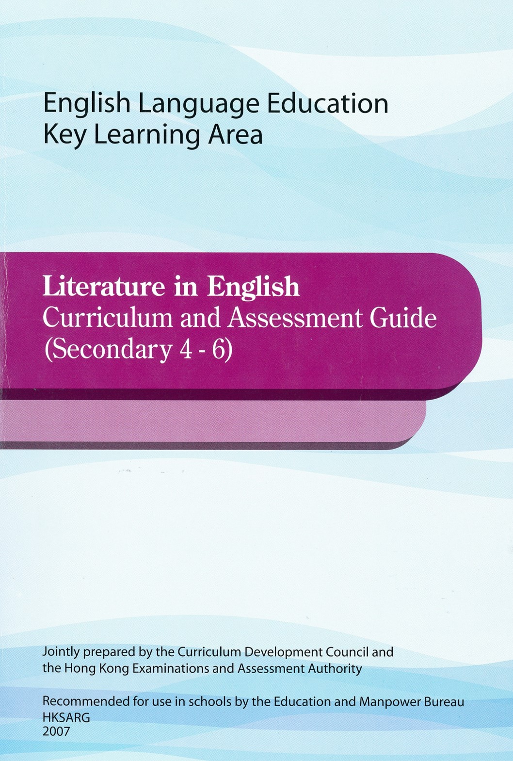 English Language Education - Curriculum Documents - Education Bureau